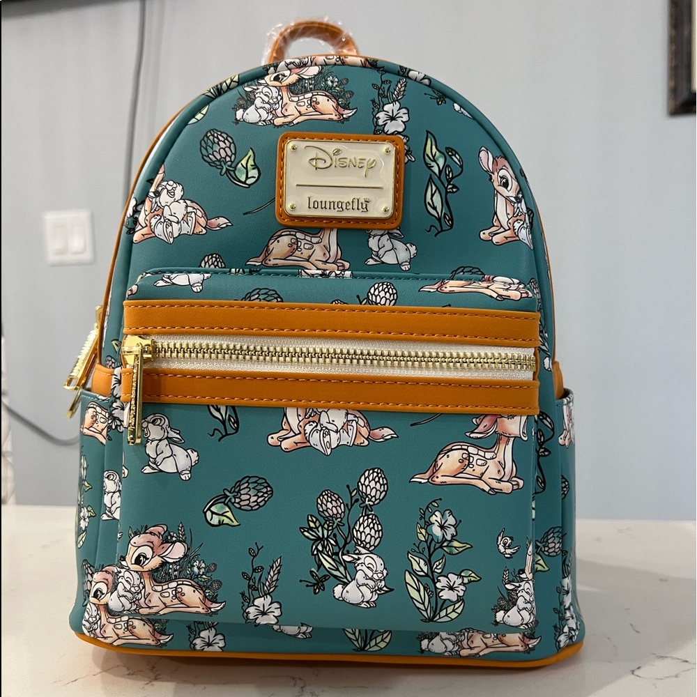 Teal Bambi Loungefly Backpack